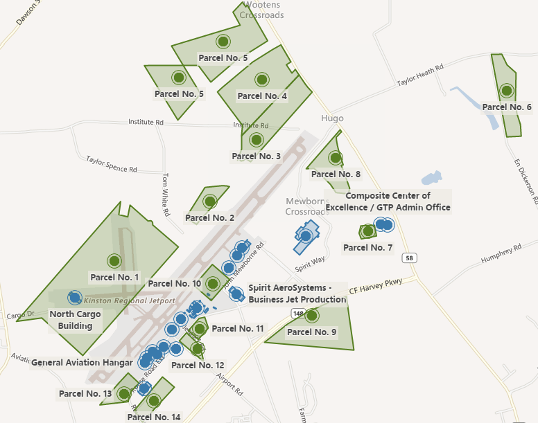 Interactive Map of GTP Parcels and Buildings